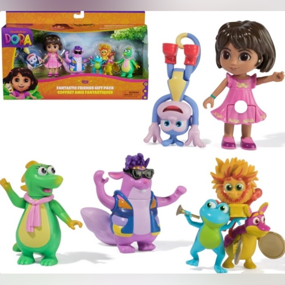 Dora, Fantastic Friends Gift Pack with Dora, Boots, Tico, Isa, & the Fiesta Trio